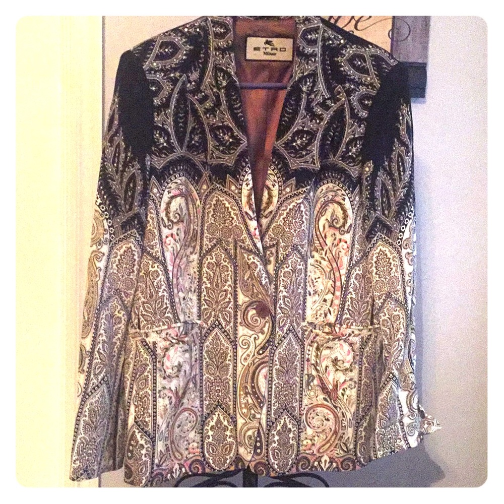 Etro pattern blazer